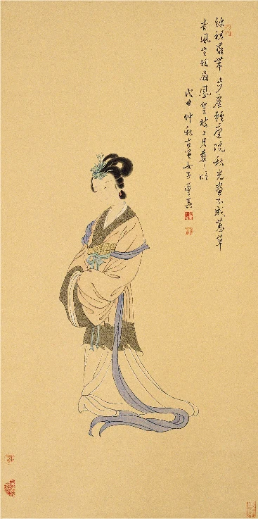 曾其《仕女》