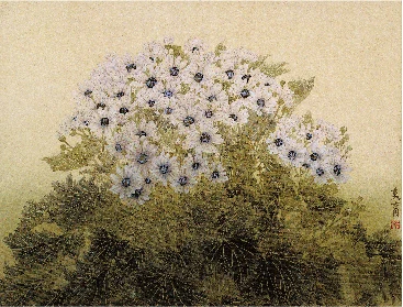 簡美育《白瓜葉菊》